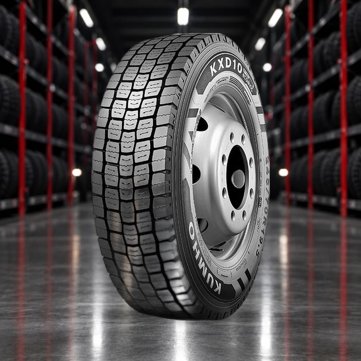 Kumho KXD10 315/70 R22,5 154/150L PR18 3PMSF (Ведущая ось)