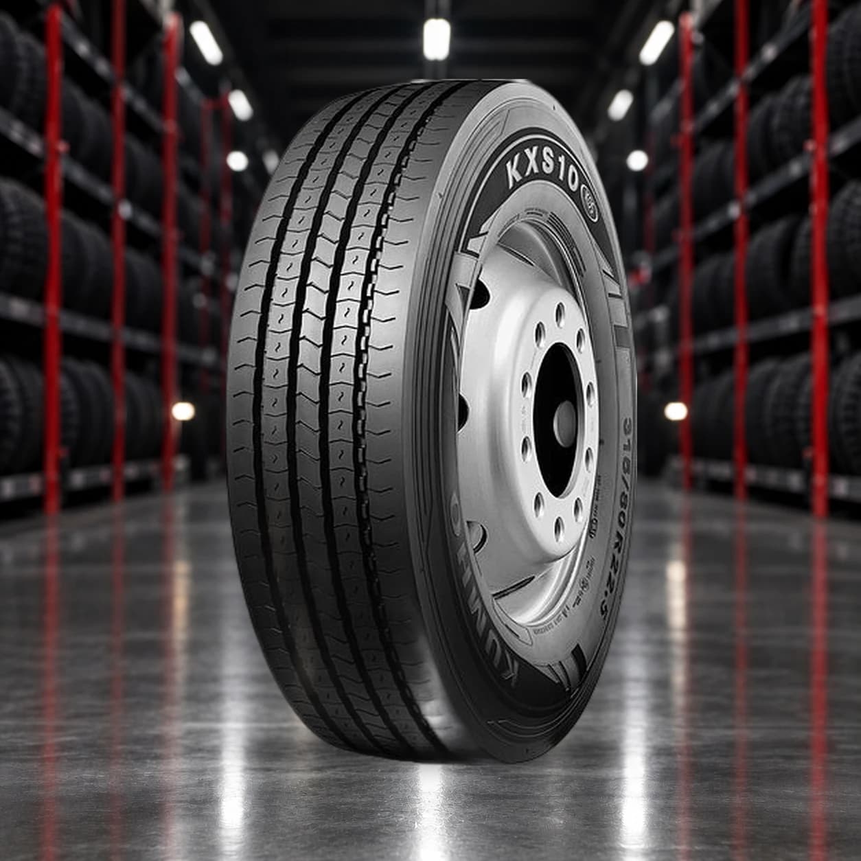 Kumho KXS10 315/70 R22,5 156/150L 3PMSF (Рулевая ось)